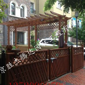 豐臺(tái)防腐木花架葡萄架