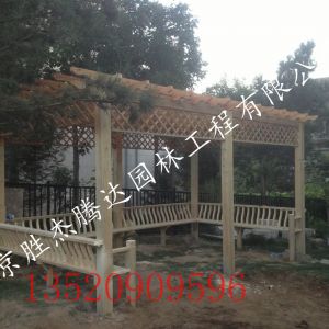 朝陽(yáng)防腐木花架葡萄架