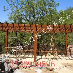 昌平防腐木花架設(shè)計施工